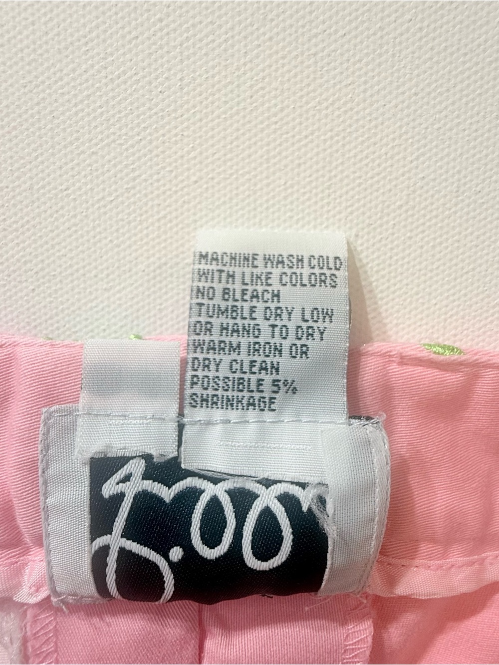 Lilly Pulitzer Pink Tennis Racquet Embroidered Shorts Size 8 Preppy - Picture 11 of 11